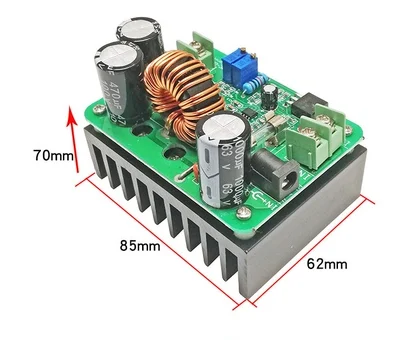 

600W Boost Module Power Supply DC-DC Step Up Constant Current Voltage 9v-60V To 12v-80V 48V 72V Booster Converter