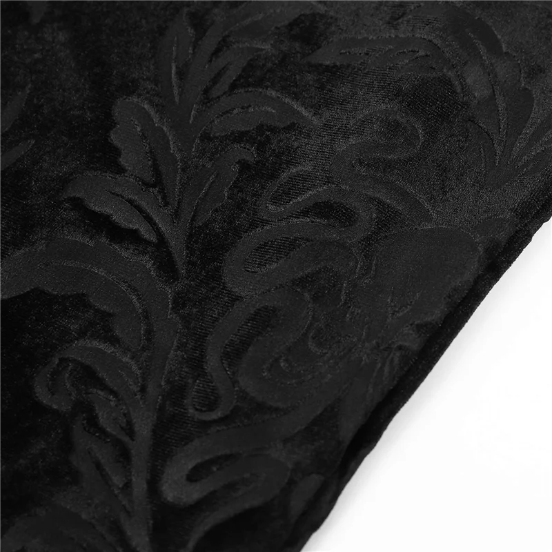 ABRT-Vintage bloemen bekrast gotische broek fluwelen hoge taille skinny flare broek voor dames herfst winter streetwear