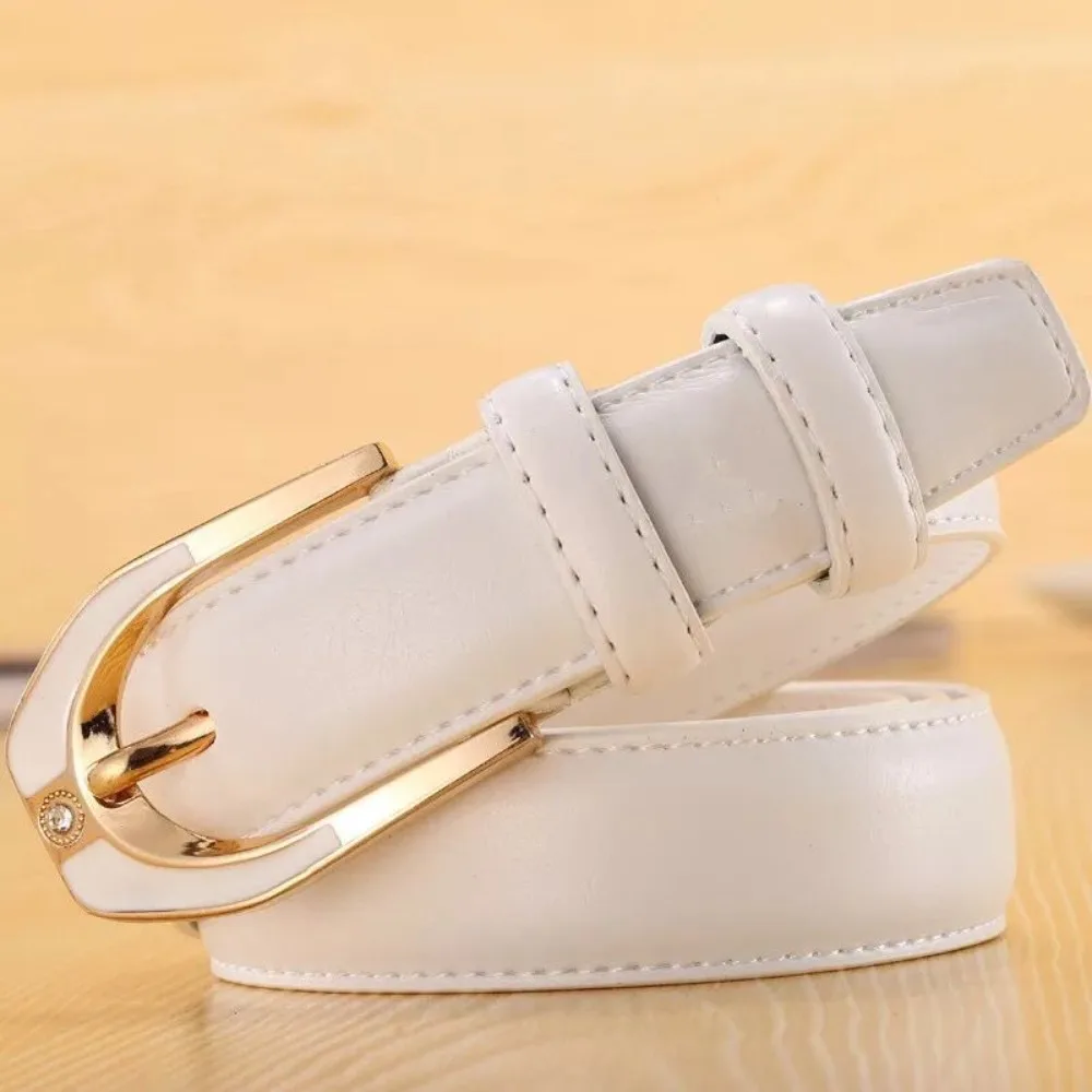 

Retro Style Fashion Ladies Belt Casual Soft Women Belt Versatile Metal Buckle Decorative Belt Girls