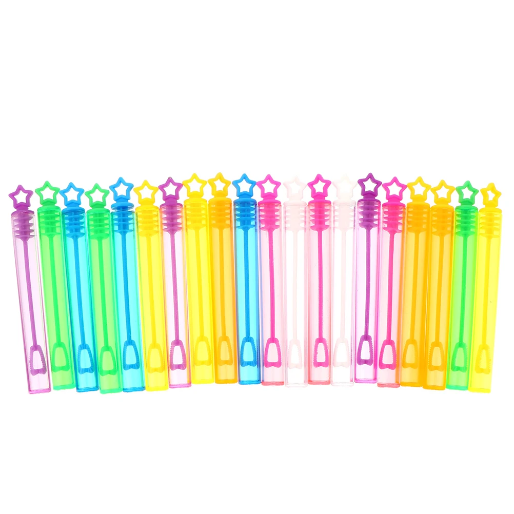 

30 Pcs Kids Party Fillers Empty Bottle of Bubble Tube Gifts Maker Outdoor Plastic Child