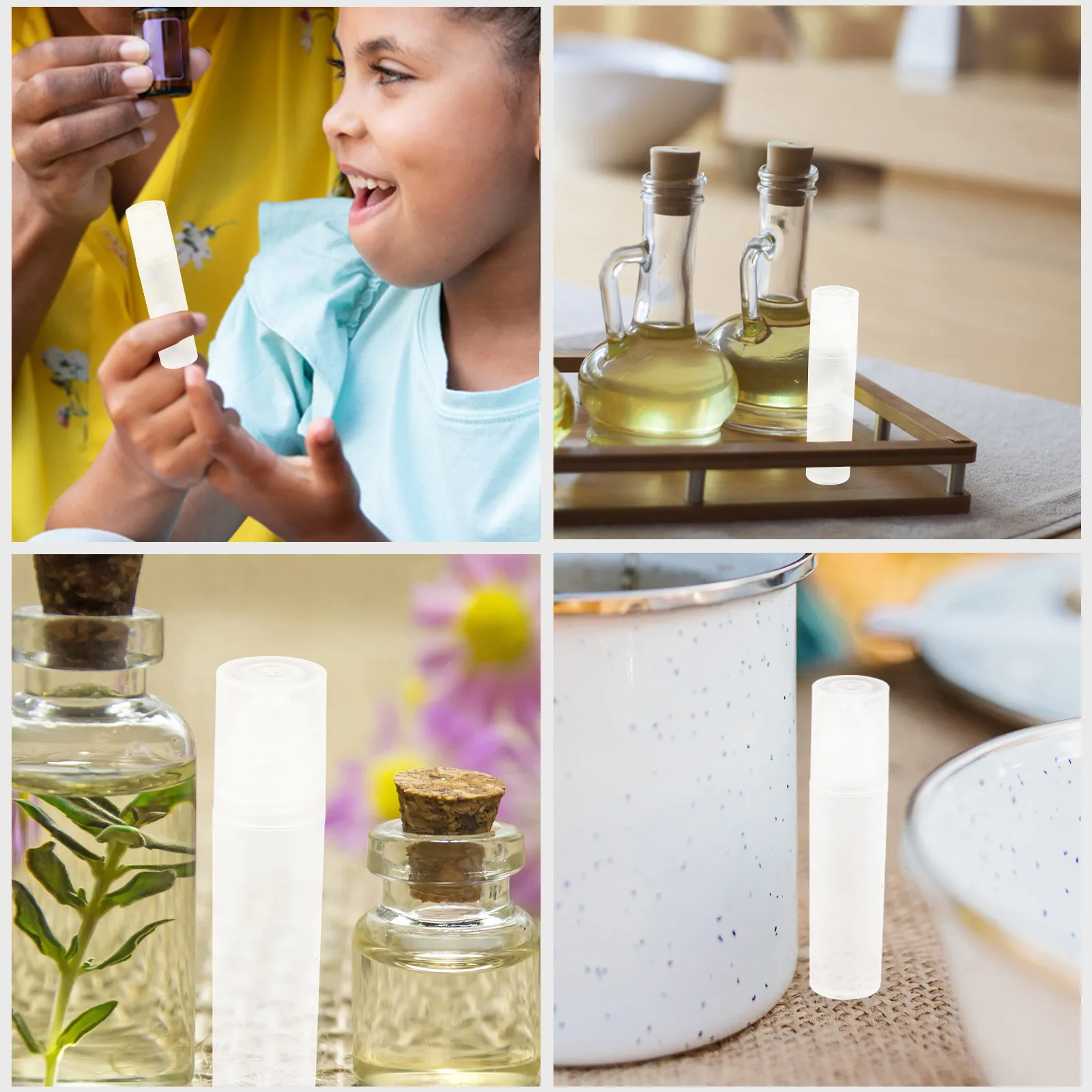 

Набор из 10 легких дорожных роликовых флаконов: многоразовые флаконы для духов, эфирных масел, ароматов, портативные, компактные, универсальные