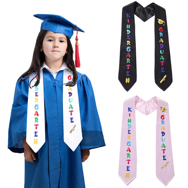 

Graduation Shoulder Strap Letter Design Decorative Kids Graduation Season Celebration Etiquette Strap Party Decor