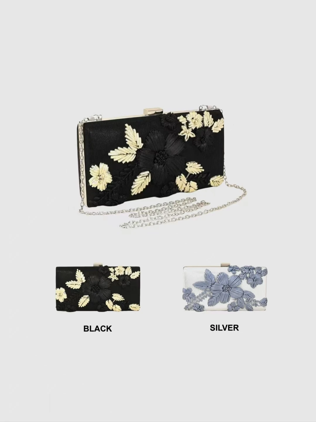 

Women's Evening Bag, Handmade Embroidered Vintage Clutch, Fits Phone and Makeup, Perfect for Parties, Weddings, Graduation Balls