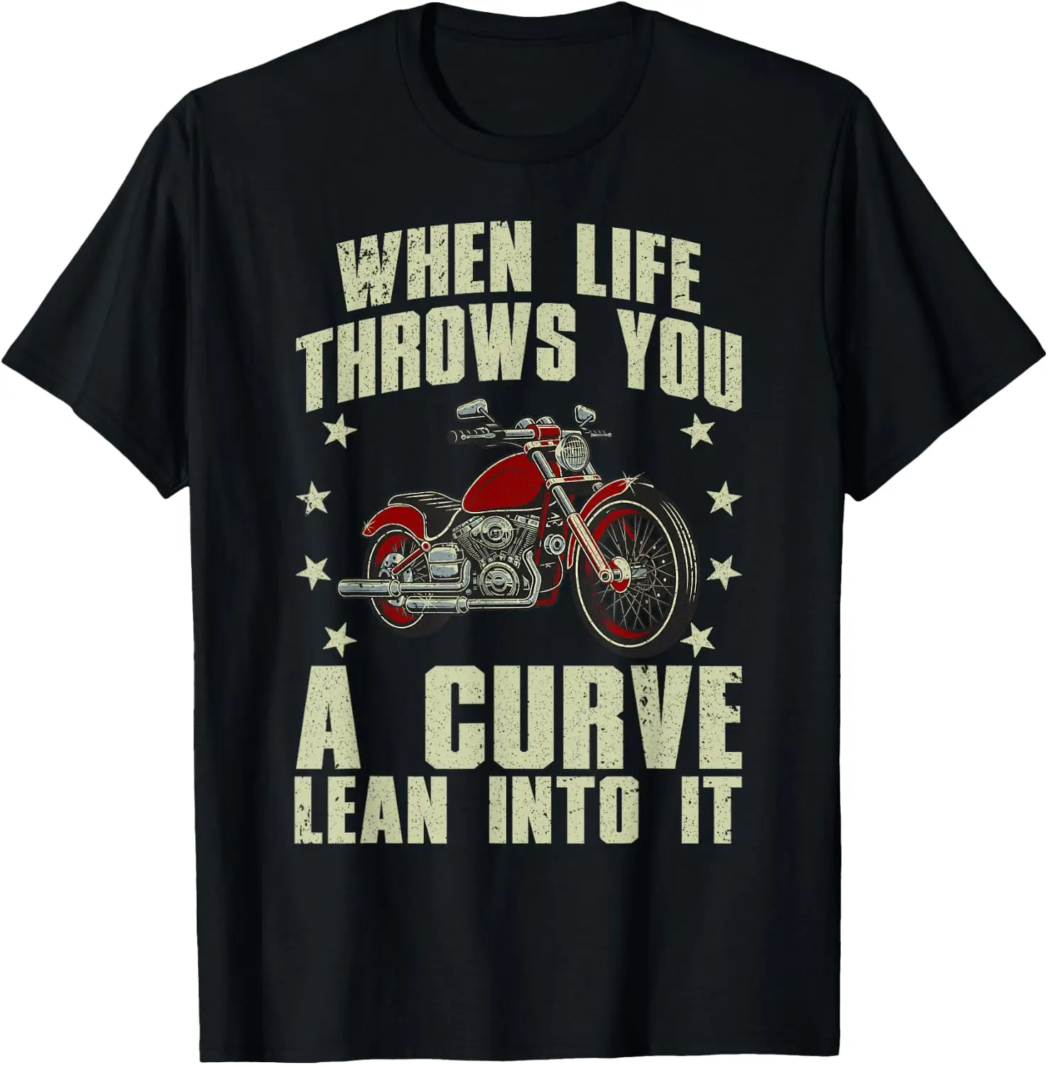 Funny Racer Design For Men Women Motorcycle Lover T-Shirt Small 100% Cotton Trendy Y2K Short-Sleeve Tee-Soft, Quick-Drying,