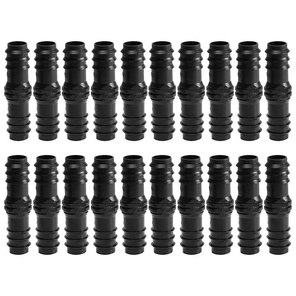 Premium Plastic Pipe Connectors for Drip Irrigation 20pcs Easy to Install Waterproof and Suitable for Different Pipe Sizes