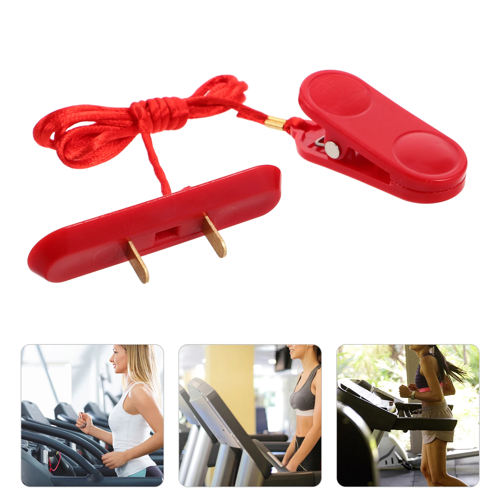 

1PC Treadmill Emergency Stop Replacement Key Dual Plug Fitness Equipment Safety Accessory Start Key for Treadmill