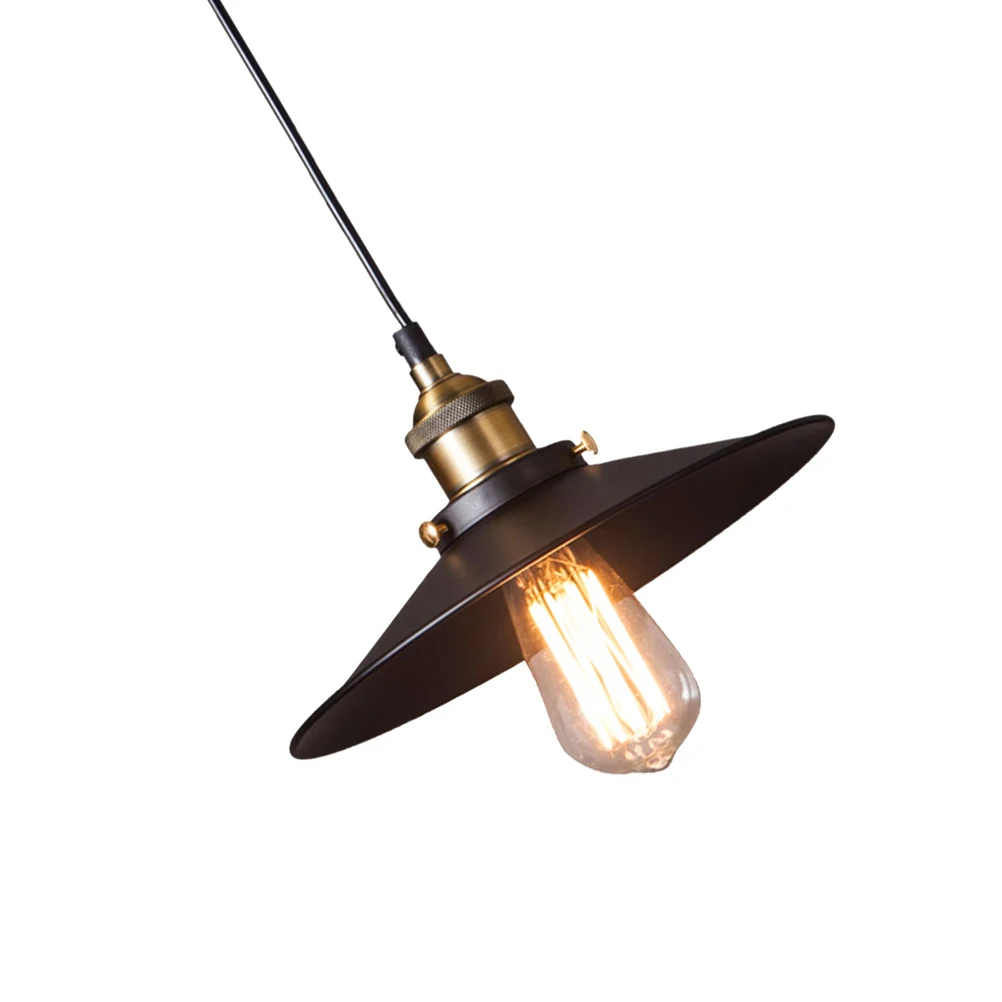 

Pendant Lamp Shade Retro Vintage Light Umbrella Ceiling Lamp Iron Paint Durable Wire Hallway Dining Room Living Room Warehouse