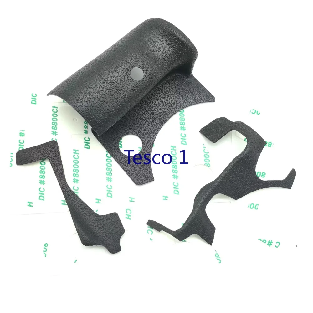 3pcs of A set NEW Body Cover Handle Grip Thumb Rubber w Tape for Canon EOS R5 EOSR5 Mark 1 Digital Camera Repair Part
