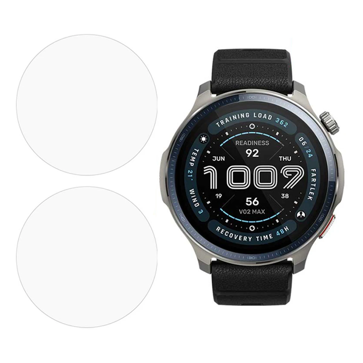 

2 шт. для Huami Amazfit Balance 2, защитная пленка для экрана, закаленное стекло, 2,5D HD, пленка для экрана часов