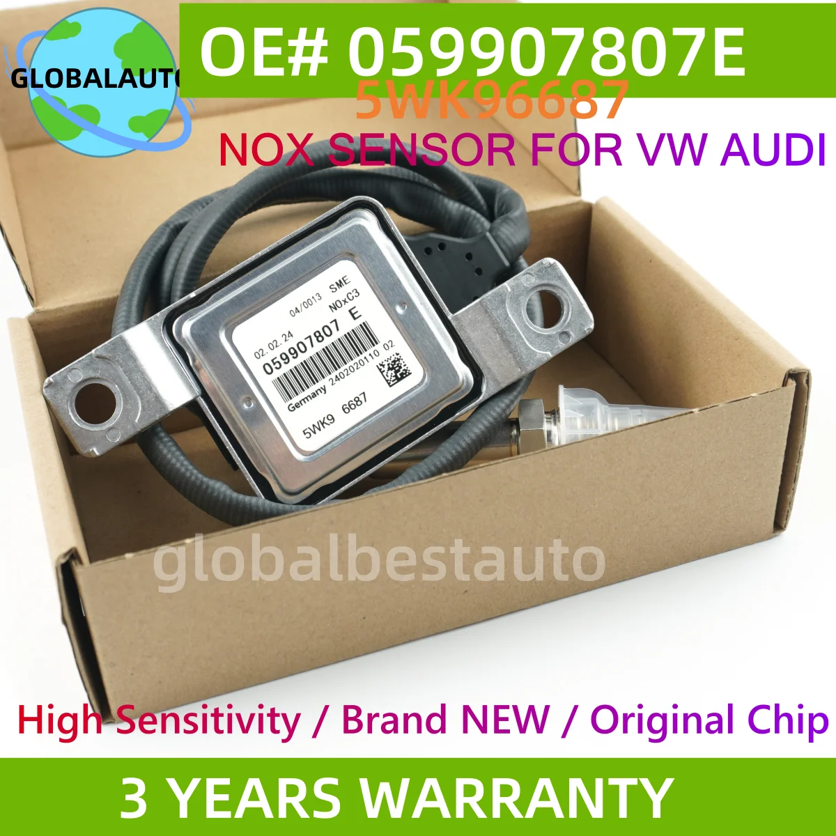 

Датчик NOx 059907807E 5WK96687 высокого качества, новый, подходит для VW Touareg, Audi Q7 4LB 3.0 TDI Quattro 2004-2018
