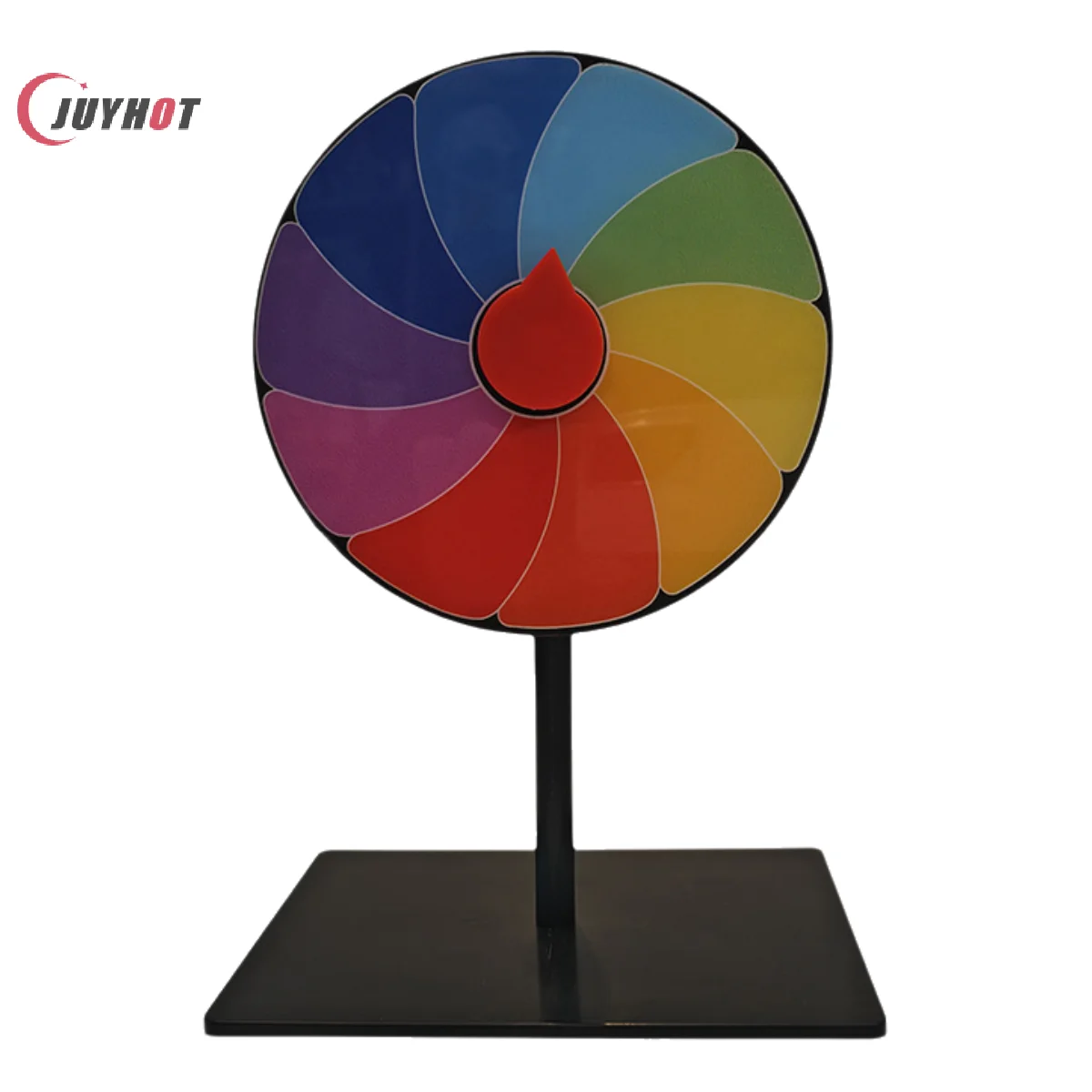 1Pcs Durable Heavy Duty Colorful Spin Wheel Tabletop Prize Roulette Wheel Game