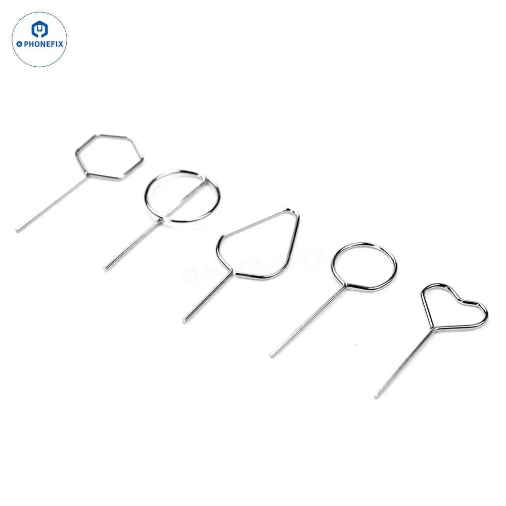10/500Pcs SIM Tray Removal Tool Kit - SIM Eject Key Needle Pins for iPhone Samsung iPad Tablet - Disassembly Opening Repair Keys