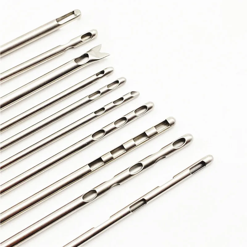 Liposuction Cannulas Multifunctional Mixed Aspirator Fat Harvesting Cannula Standard Single Hole Cannula Fat Transfer Needle