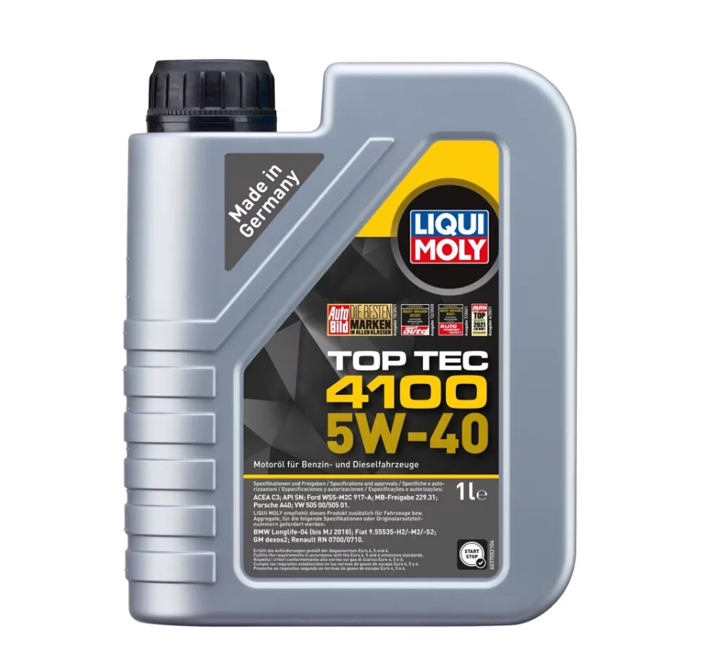 FOR LIQUI MOLY Top Tec 4110 5W-40 1L Outstanding Engine Cleanliness
