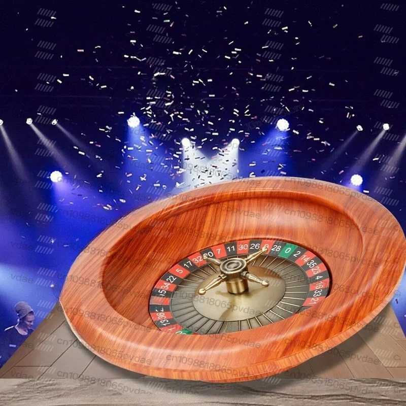 Russian Roulette 12 Inch Drinking Toy Event Lucky Draw Lucky Wheel Entertainment Game Props Russian Wheel Wooden