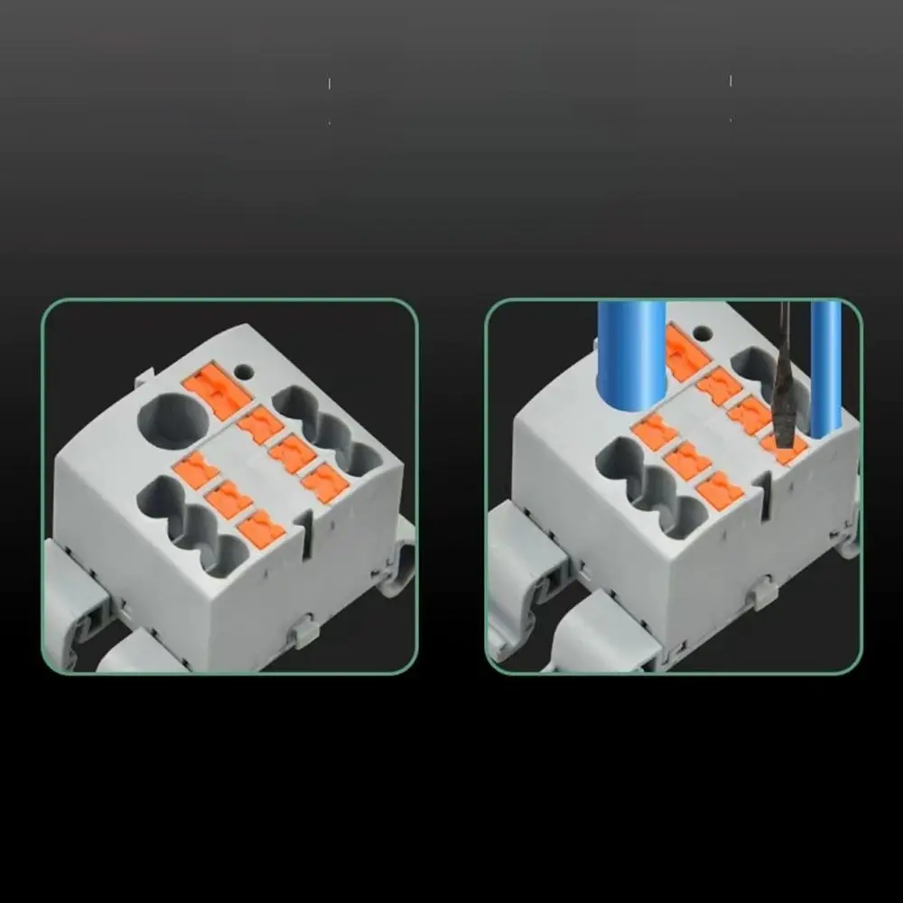 PTFIX 2.5mm Push-in Terminal Block Connector 2/3/4/5/6/7/8/9/10P Connection with Fixing Hole Wire Merging And Branching Device
