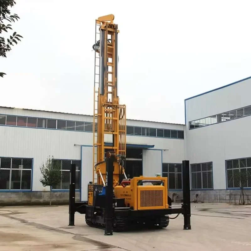 On Sale 500m Down-the-hole Drill Crawler Water Well Drilling Rig Full Hydraulic diesel Engine with Factory Price