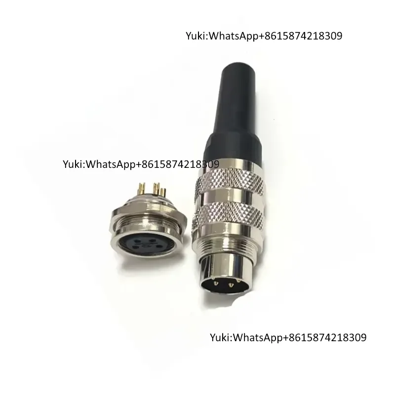 

IP67 Waterproof M16 Aviation Circular Connector 3Pin 5Pin 6Pin Copper Metal Screw Locking Panel Mount Plug for Industrial