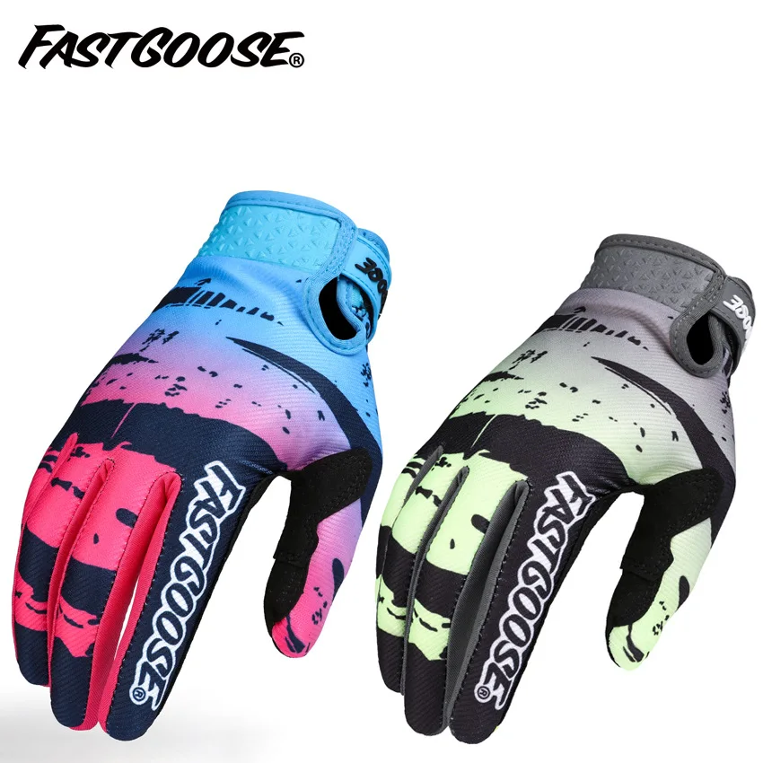 

Touch Screen Racing Gloves Motocross Bike Gloves for MTB Mountain Moto Motorcycle Cycling Bicycle Gloves Sport New Full Finger H