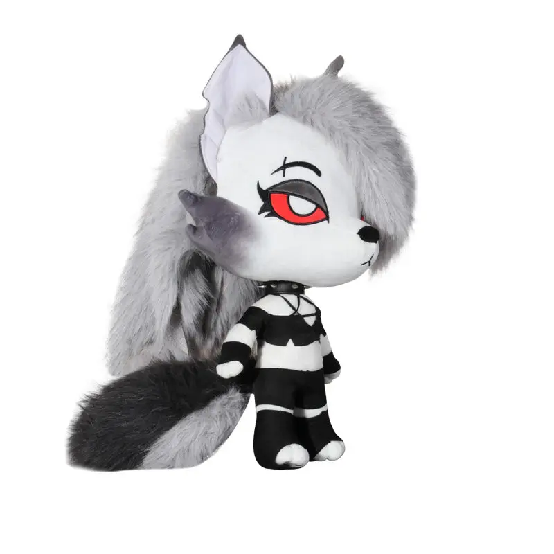 

45 см милый мультфильм Kawaii Helluva Boss Loonie плюшевая кукла подушка украшение подарок на день рождения игрушка