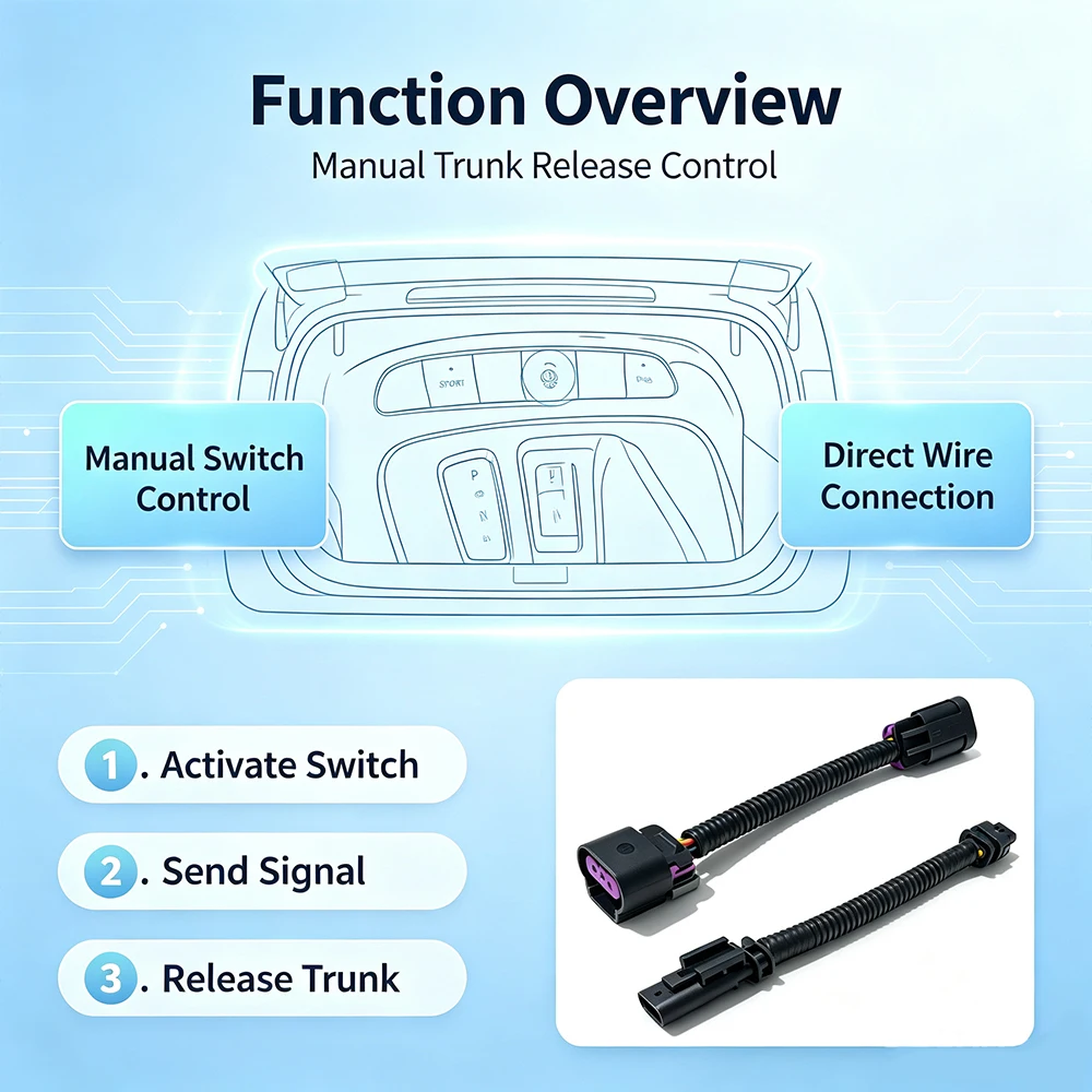 Car Black Start Stop Switch Cables Adapter Default Engine Disable Off For Buick LaCrosse Envision Regal 2019-2020 Accessories