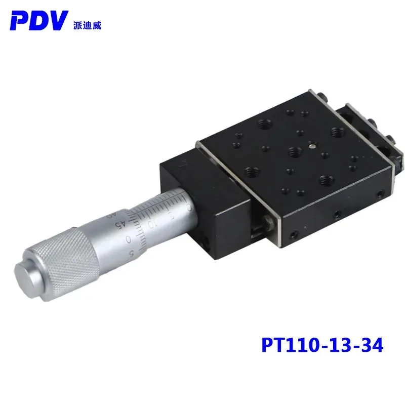 PDV PIDEWAY PP110-13-34 Manual translation stage, slide stage, displacement stage, translation stage linear platform