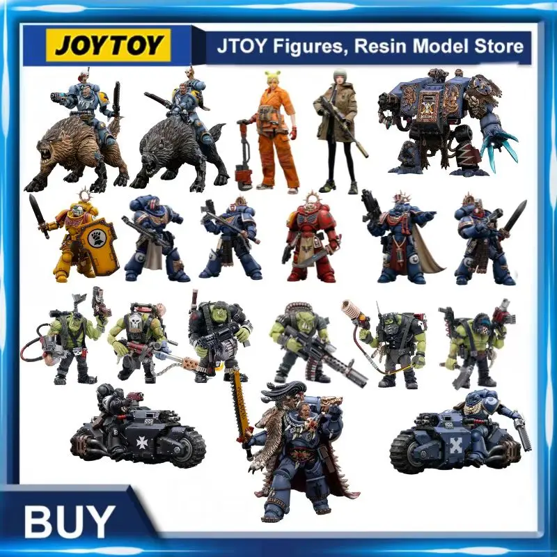 [IN STOCK] 1/18 JOYTOY Action Figure Krieg Ragnar Blackmane Ork Kommandos Bjorn Anime Model For Gift Free Shipping