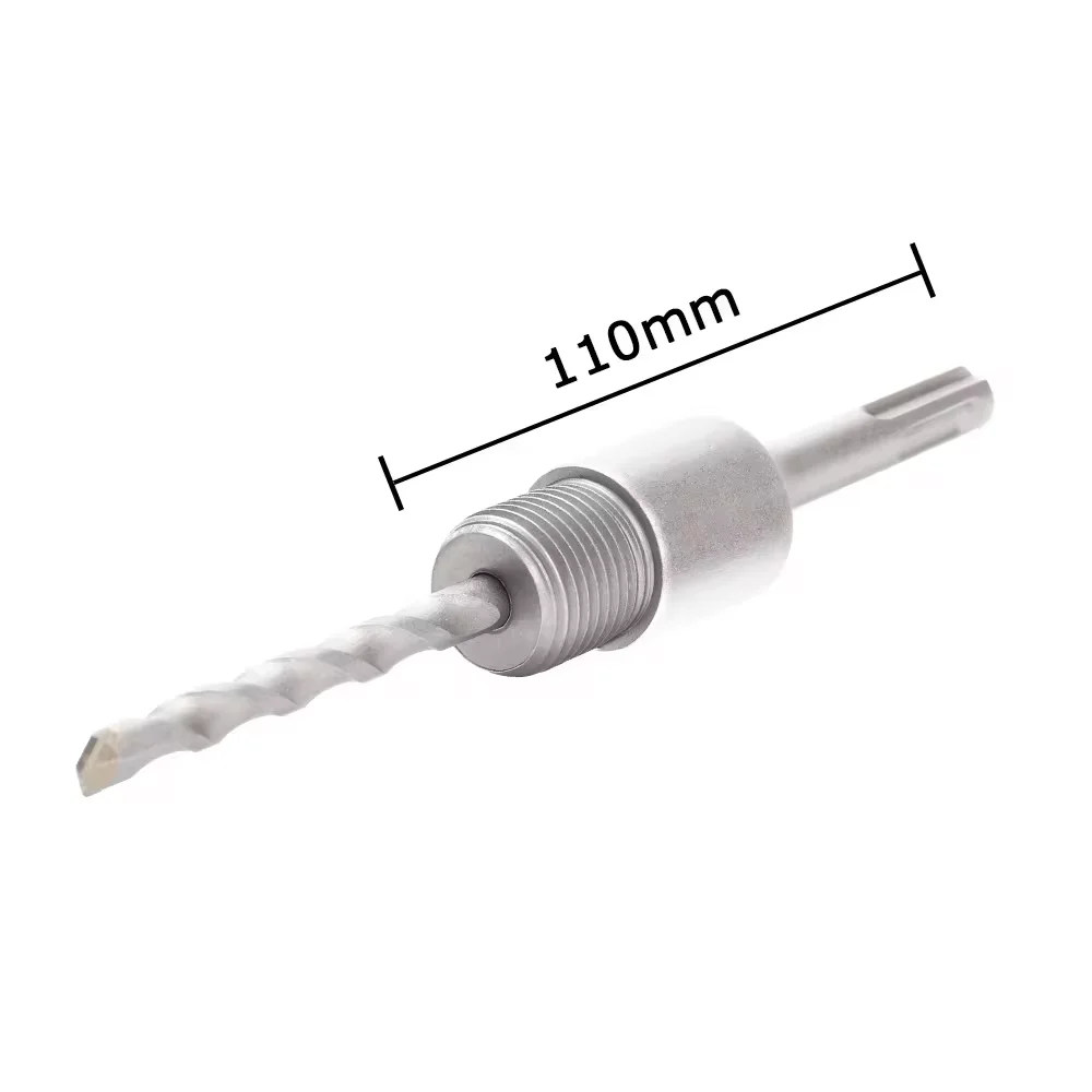 1 Stück 30-150mm Bohrkronen für Betonwände, Lochsäge SDS PLUS Bohrhammer mit Rundschafthalterung, Zement- und Steinschneider-Werkzeug