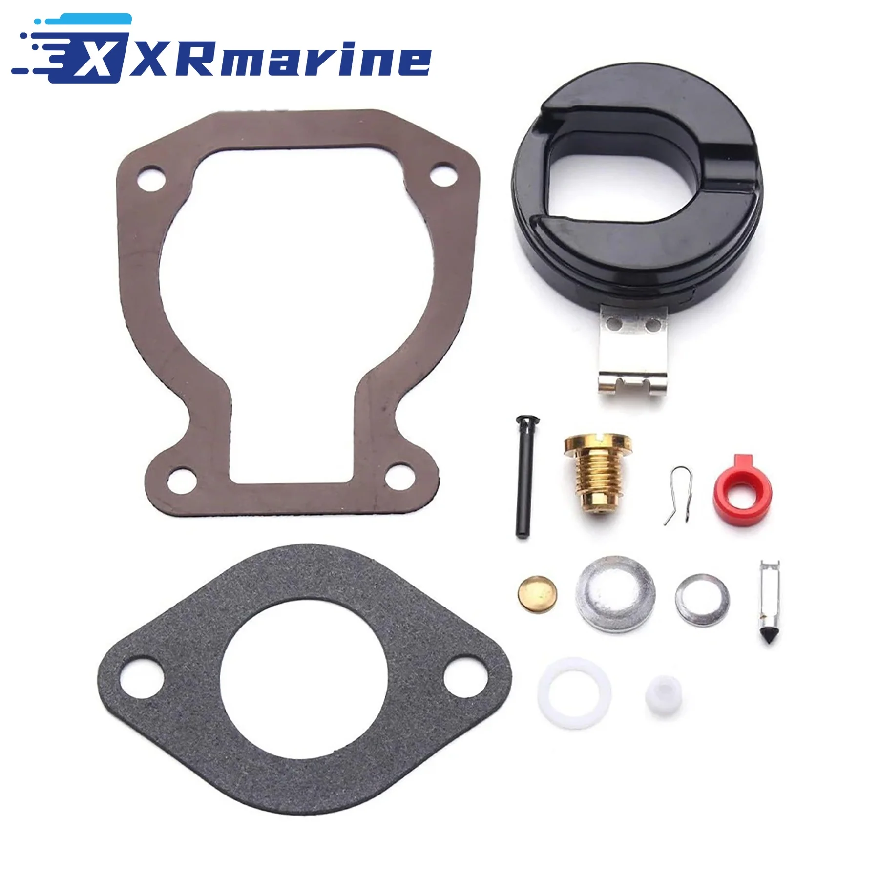 For Johnson Evinrude 9.9-15 HP Carburetor Repair Kit With Float 398453 1974-1988 image 6