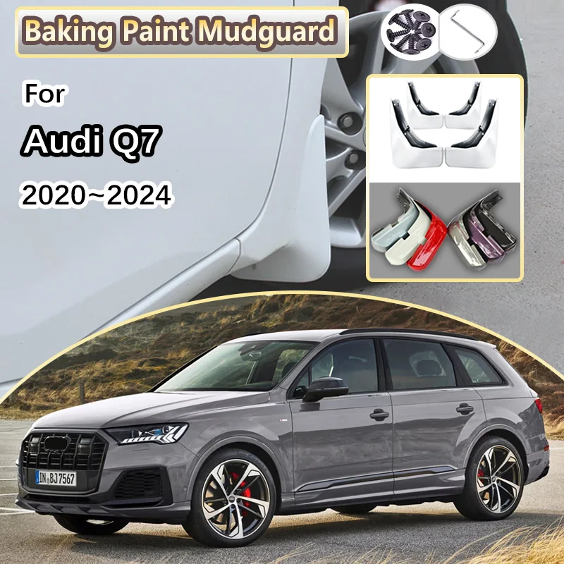 garde-boue-de-peinture-de-cuisson-pour-audi-q7-2020-2021-2022-2023-2024-garde-boue-de-voiture-garde-boue-rabats-contre-les-eclaboussures-accessoires-d'outils-automobiles