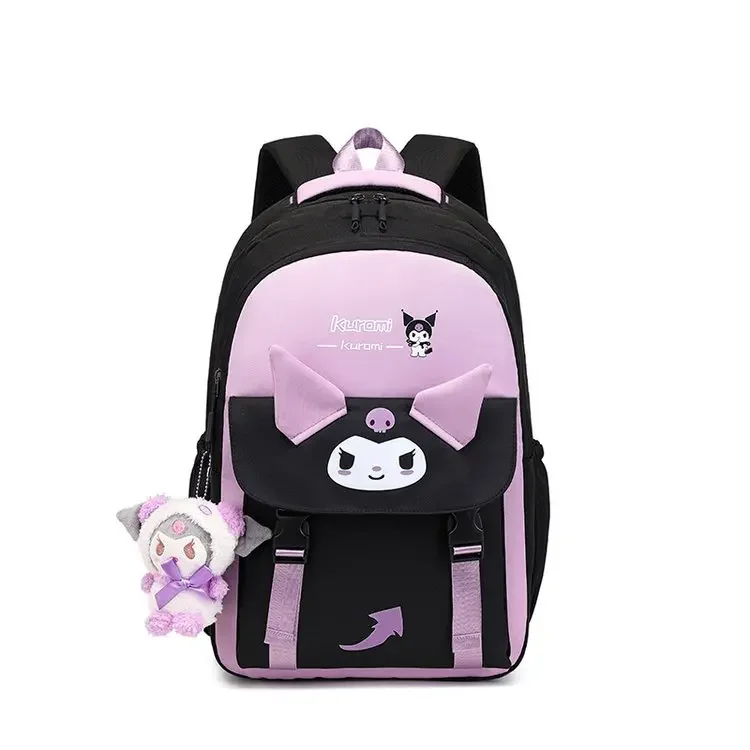 

Cartoon Cute Kulomi Children's Backpack Girl Sanrio Anime Melody Pacha Dog High School Students Large Capacity Storage Schoolbag