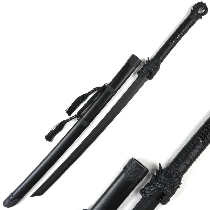 Plastic Dragon Treasure Knife Sword and Blade High Strength Training Prop Model Knife Safe Uncut Blade