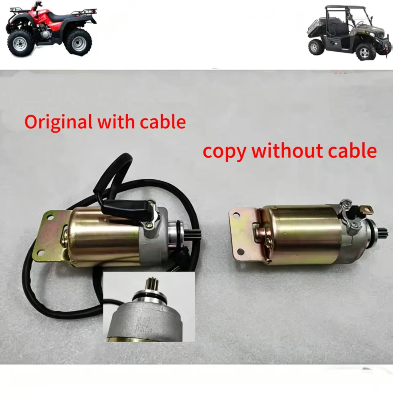 Motor de Arranque CVT Compatible con Kayo AU200 ATV200 Loncin 200cc LX200 200AU, Accesorios para Cuatrimotos