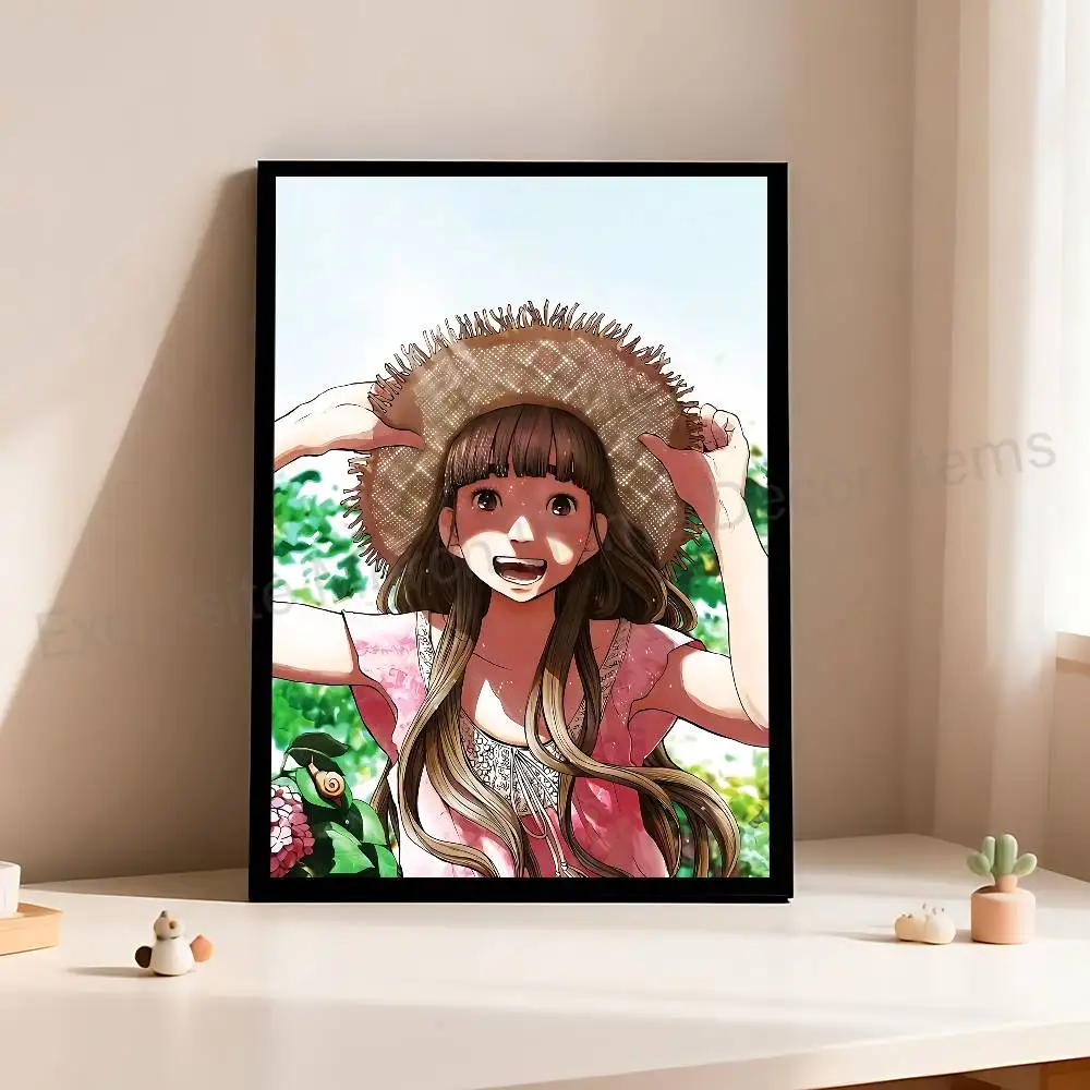 G-Goodnight Cute P-Punpun Poster Fancy Wall Sticker for Living room bar retro decorative painting room