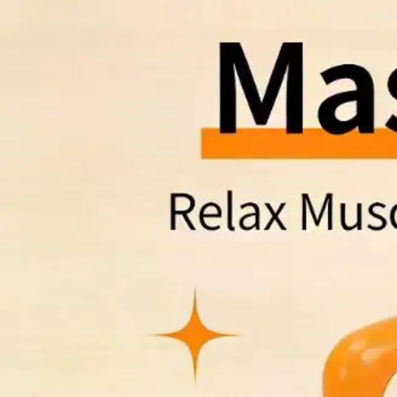 

Massage Tool With Anti-Slip Handle Ergonomic Design Massage Nodules For Facial Skincare Muscle Relaxation Home Use