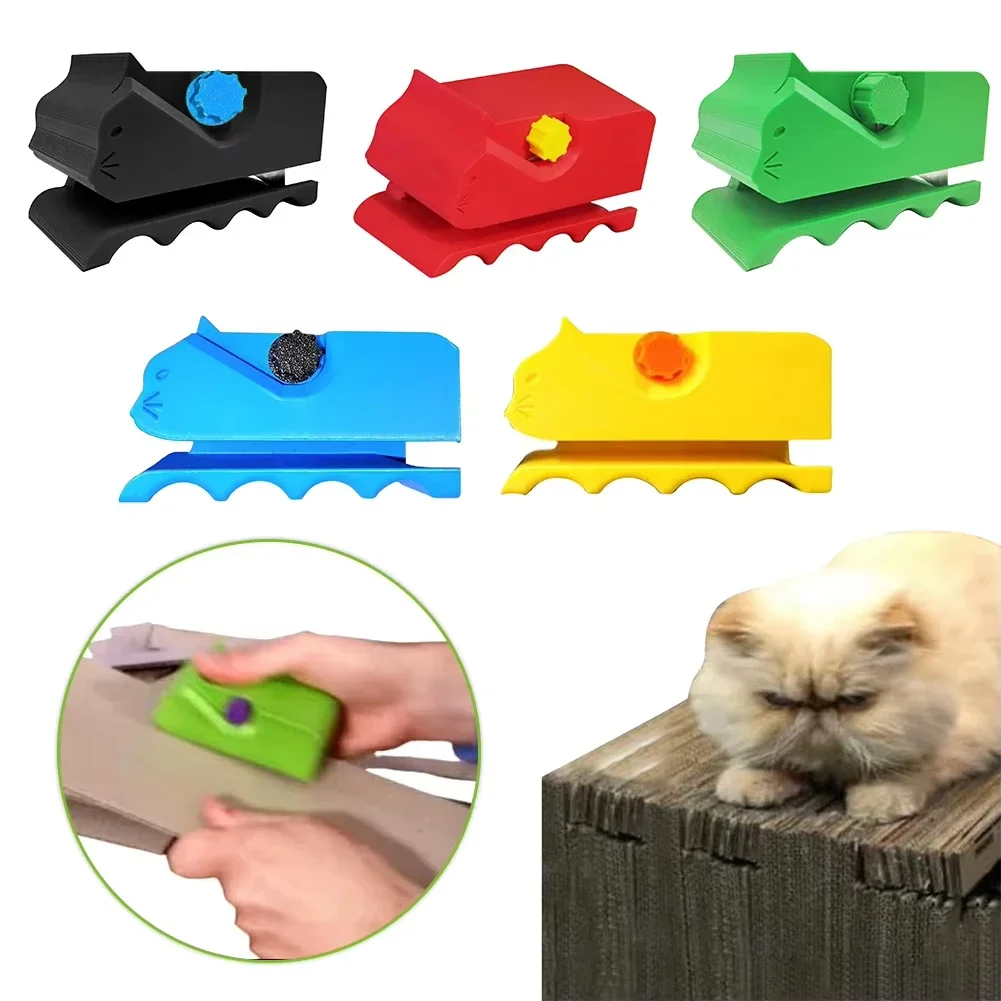 Máquina cortadora de cartón, cortador de cartón casero para rascadores de gatos, pelador de tiras de impresión 3D, herramientas artesanales de plástico DIY