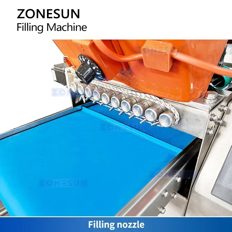 ZONESUN ZS-CTF50 Gummy Depositor Machine Paste Filling Machine Hot Liquid Filling Machine Gummy Candy Production