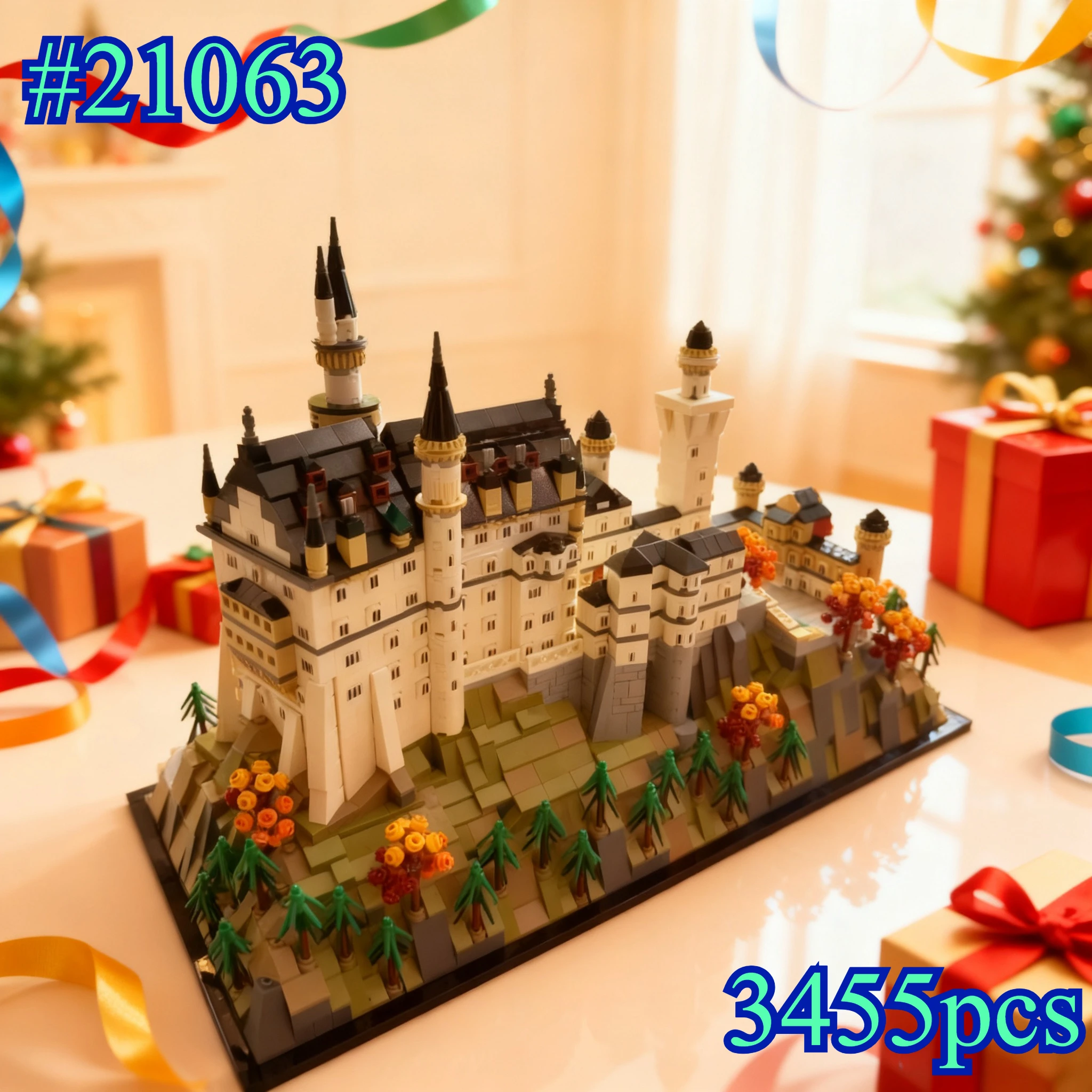 

Landmark Building 21063 Building Blocks Sets Compatible with Legoed Particles Suitable for Christmas Gifts 3455pcs