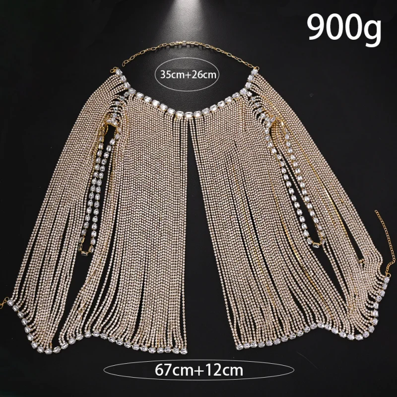 Body jewelry Chest Chain Sexy Bikini Bra chain Rhinestone Chest Chain Tassel Bra Body Chain Jewelry Nightclub Birthday Party