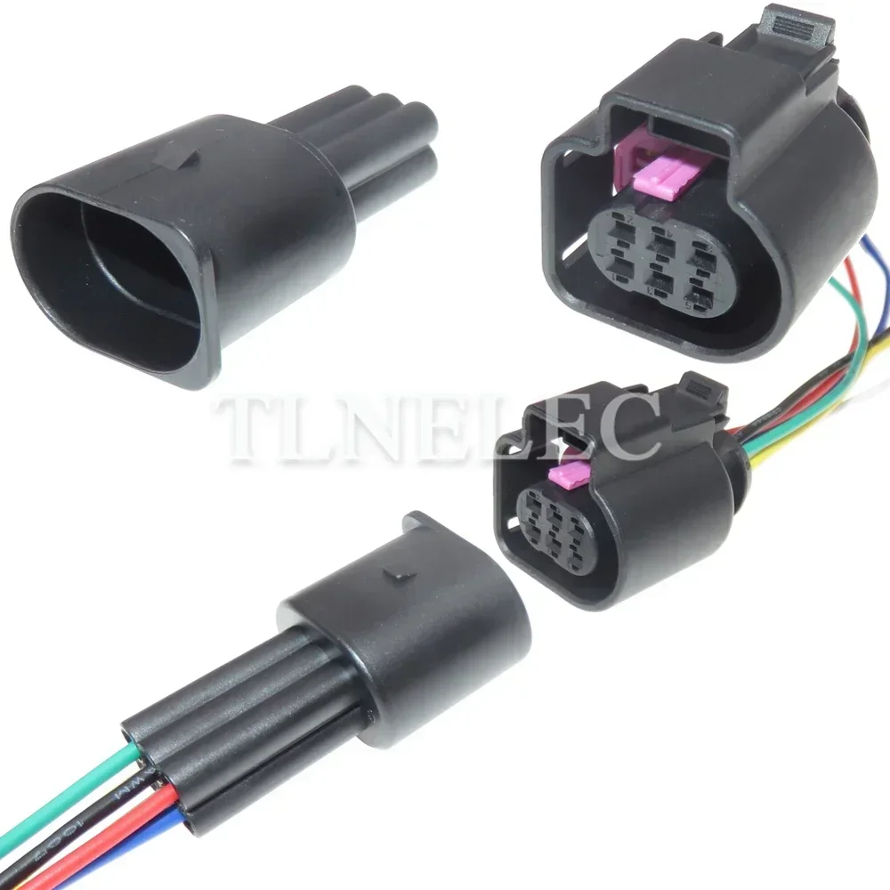 6 Pin Way Car Sealed Socket with Wires Auto Oxygen Sensor Wiring Cable Connectors 1928404669