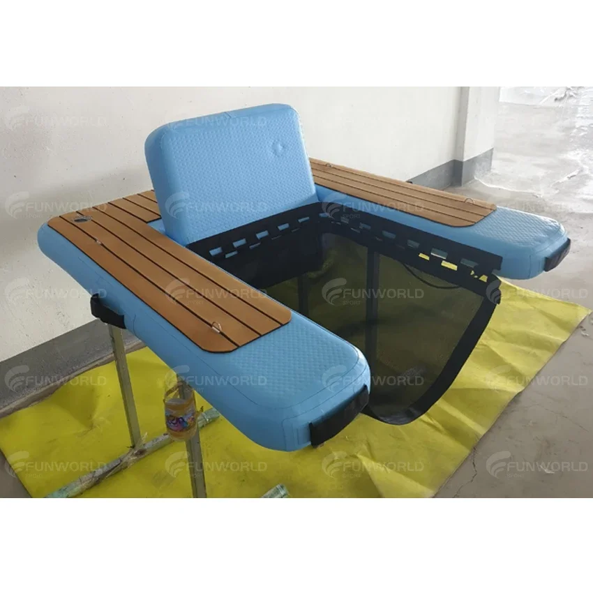 Inflatable Pool Chair Lounge Water Floating Chair Portable Water Hammock for Summer Pool Lounge