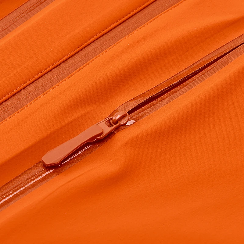 LNGXO Men's Women's Hiking Rain Coat Sun Protective Camping Trekking Waterproof Jacket Unisex Stretch Two-Way Zipper Windbreaker - Image 4