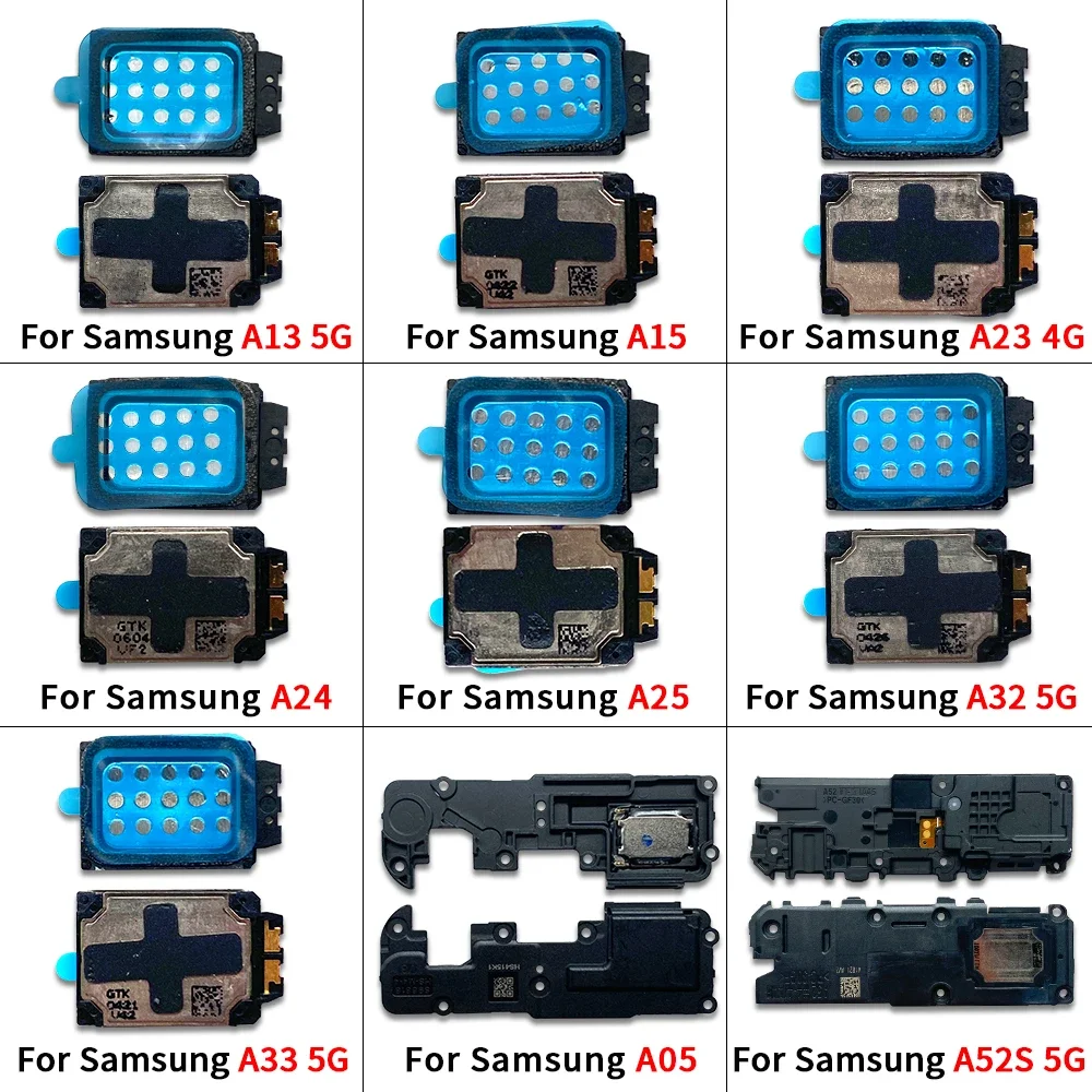 80Pcs，NEW Buzzer Ringer Loud Speaker Loudspeaker Flex For Samsung A15 A23 4G A13 A24 A25 A32 A33 A34 A52S 5G A04 A50 A14 5G A05