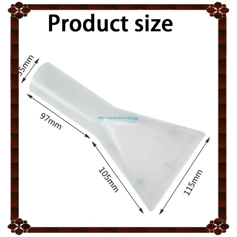 Consegna in 24 ore Spruzzatore Aspirapolvere Estrattore Ugello Testa Ugello Vuoto 32-35Mm Tappeto Divano Macchina Assorbente Trasparente Raschietto He