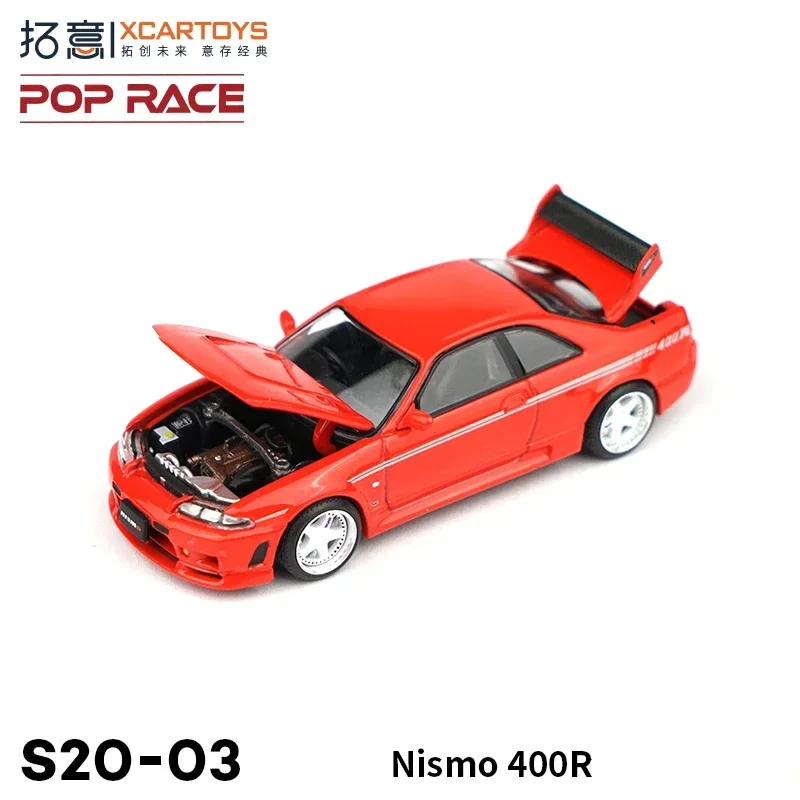 XCarToys X Pop Race 1:64 Skyline GT-R R33 NISMO 400R MIDNIGHT PURPLE Diecast Model Car A Gift for My Boyfriend