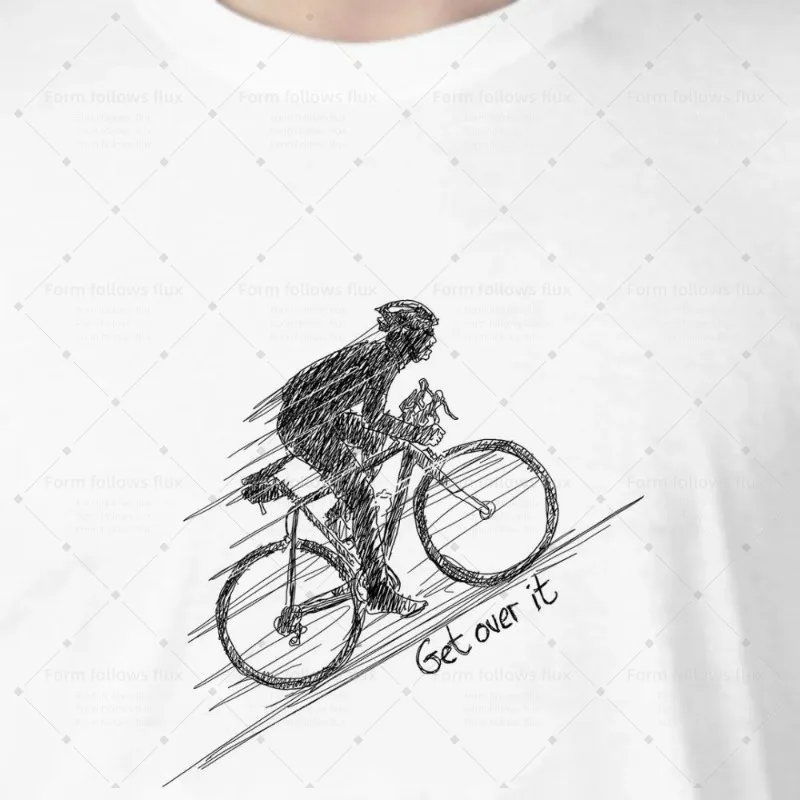 

2026 men T-Shirt Hoodie Get Over It Cycling Sports Hand Drawn Comic style Unisex S-6XL Plus Size Friendly