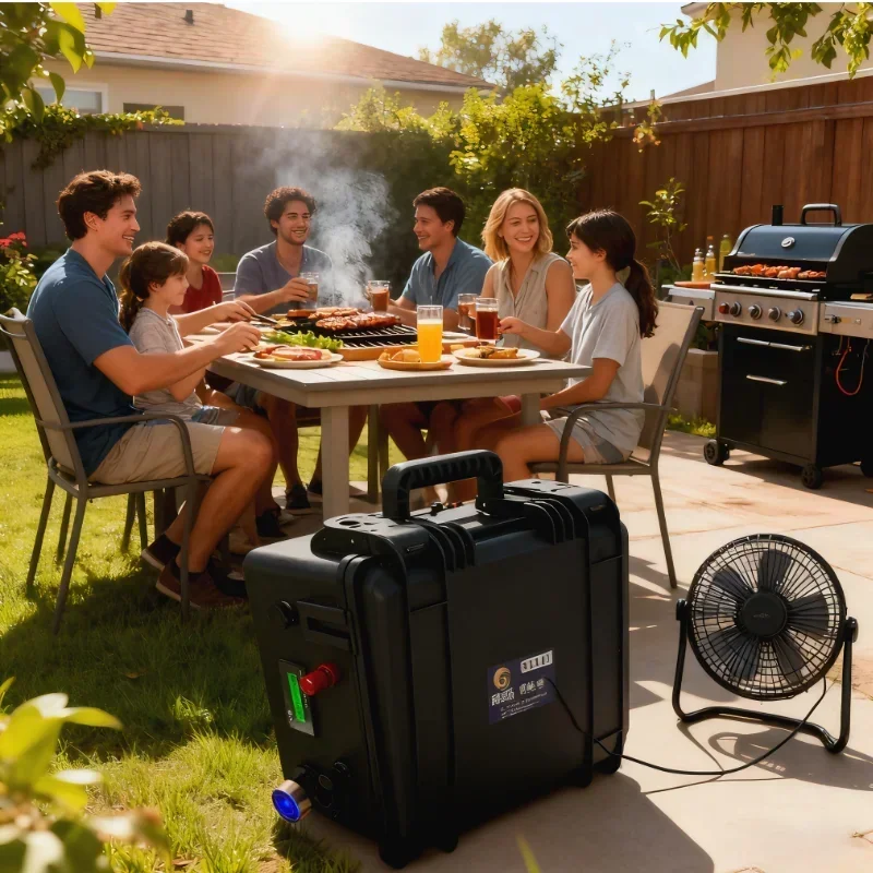 12V Lithium Battery 40‑200Ah with Charger Reliable Off-Grid Energy for Camping, Boat & Outdoor Life