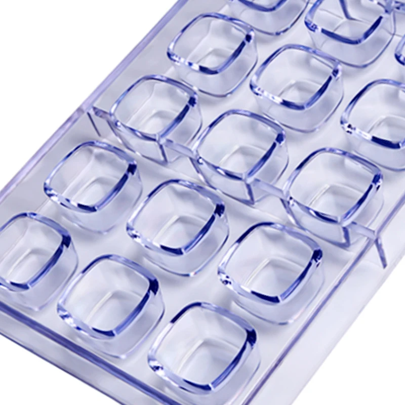 1PC 21 Grid Square Chocolate Mould Candy Mold Tray for Homemade Baking Party Dessert Making Tools Store Home Bakery Supplies ZYF view 2
