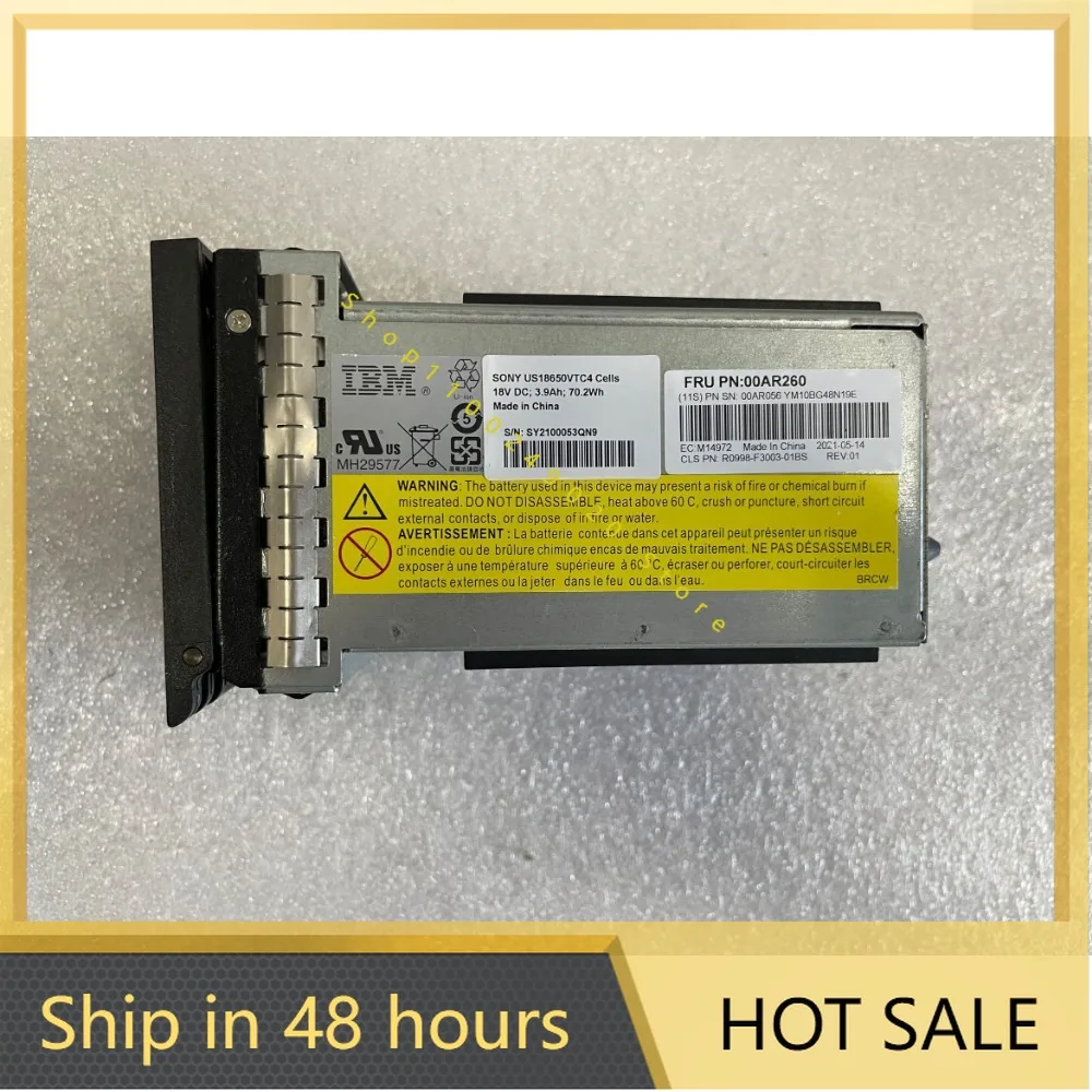 High quality batteries for IBM Raid Cache BackUp Battery 00AR260 V9000 00AR056 battery