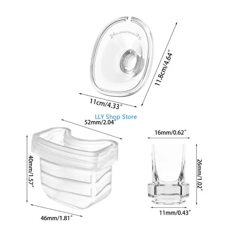 T8UD مضخة كهربائية استبدال لينة سيليكون الحجاب الحاجز منقار البط صمامات القرن شفة وجامع الحليب ل S21 S18 #6